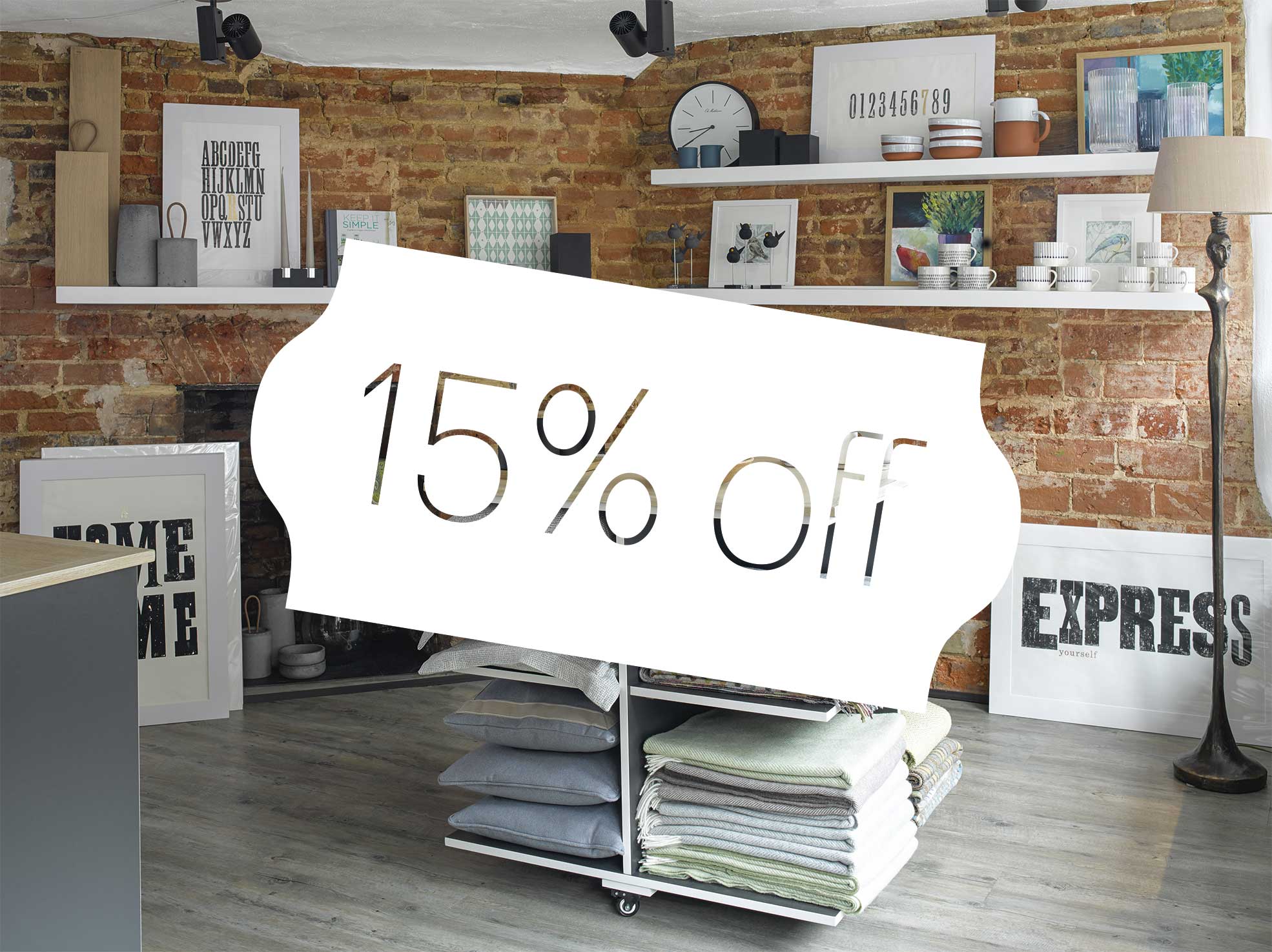 This summer, there's 15% off in our showroom