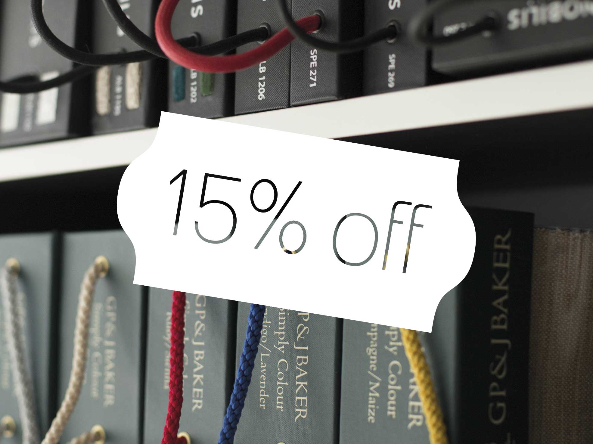 This summer, there's 15% off in our showroom